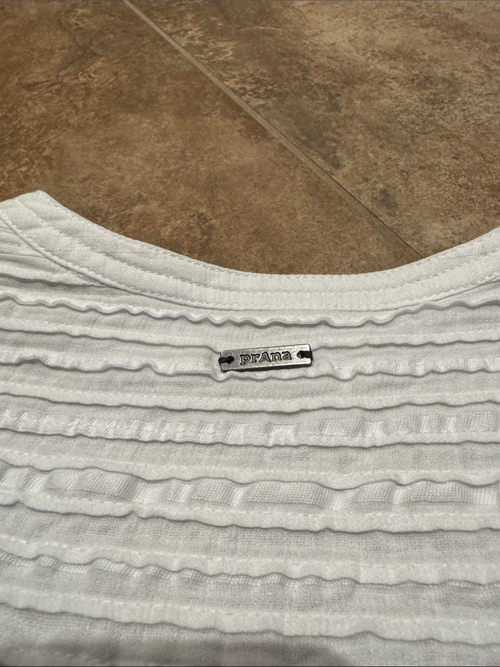 Prana Nieves Tank—White—Size Small - Picture 6 of 6